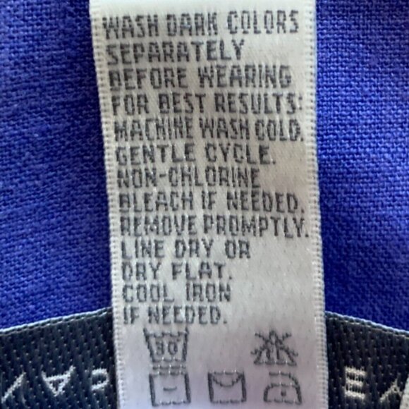 Napa Valley Linen Rayon Embellished Jacket Top L Purple #57M - Picture 7 of 7